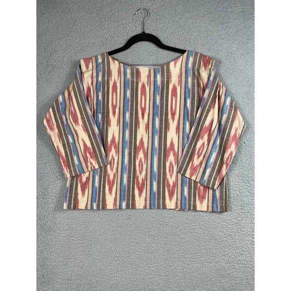 Styles De Santa Fe Women's Pattern Top Size S - Picture 1 of 7